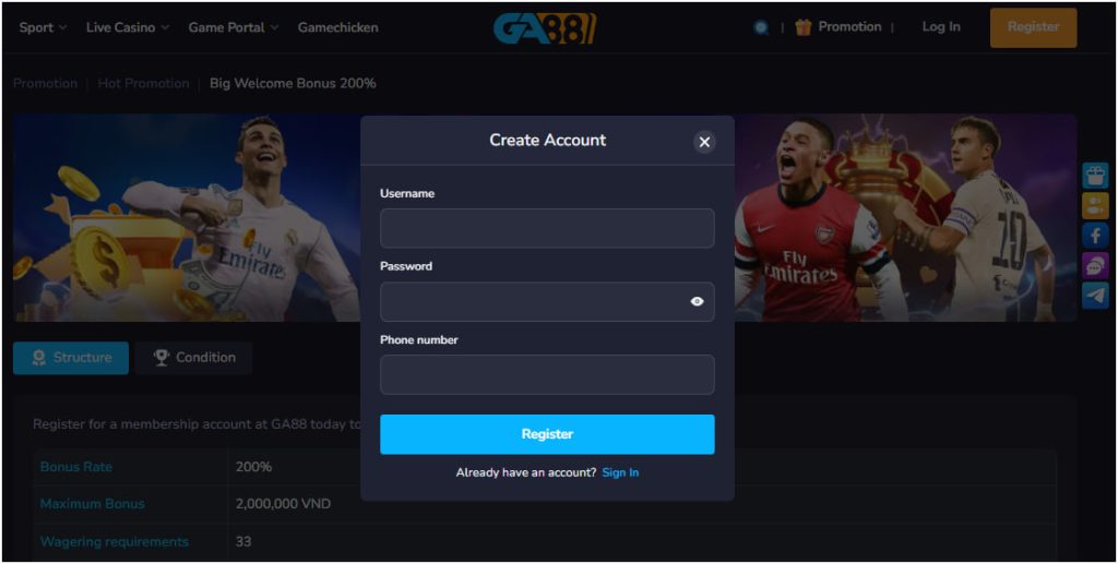 GA88 Vietnam Register